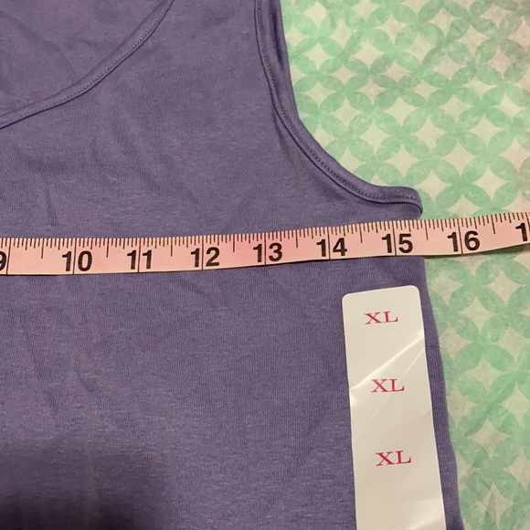 Isabel Violet Rib Tank - Picture 4 of 8